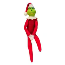 🎄 Elfo Natalizio di Peluche – Decorazione Morbida per Albero e Casa
