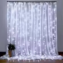 ✨ Tenda Luminosa LED USB – Luci Decorative con Telecomando e 8 Effetti 🎄