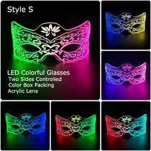 👓 Occhiali LED Visiera Neon – Halloween, Natale e Party Accendi la notte e diventa protagonista della festa! 🌟